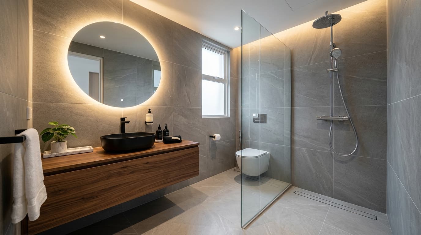 Master Bathroom & Kitchen Tiling Overhaul After